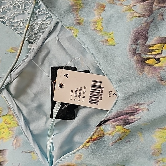 NWT Anthropologie Vintage Sachin and Babi Rainflower Dress Size 2 - Picture 7 of 8